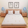 Floral Print Yellow 220 TC 100% Pure Cotton Bedsheet - Dream Care Furnishings Private Limited