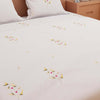 Floral Print Yellow 220 TC 100% Pure Cotton Bedsheet - Dream Care Furnishings Private Limited