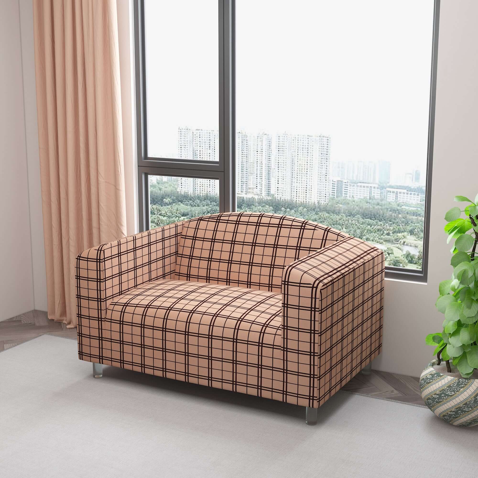 Marigold Printed Sofa Protector Cover Full Stretchable, MG13