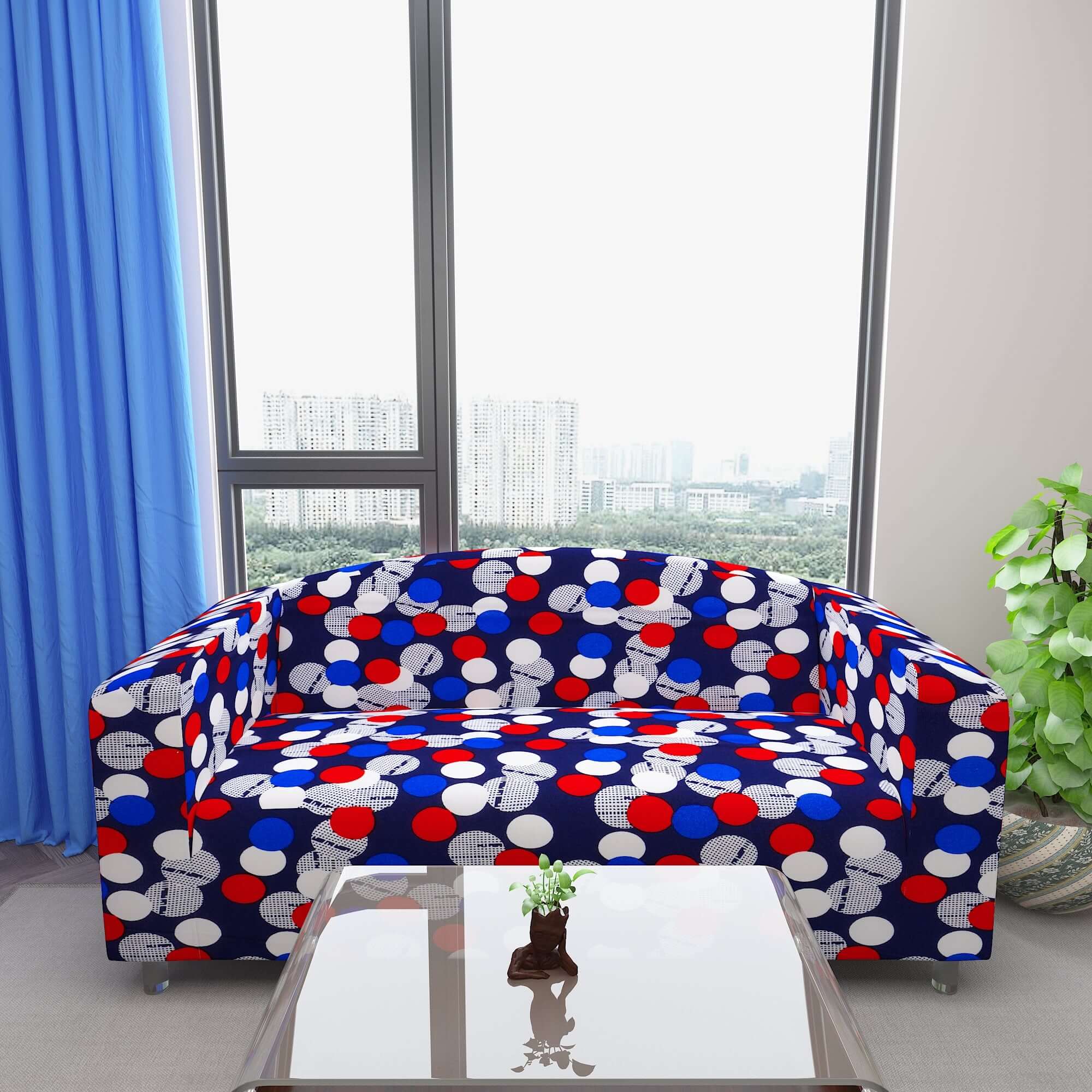 Marigold Printed Sofa Protector Cover Full Stretchable, MG20