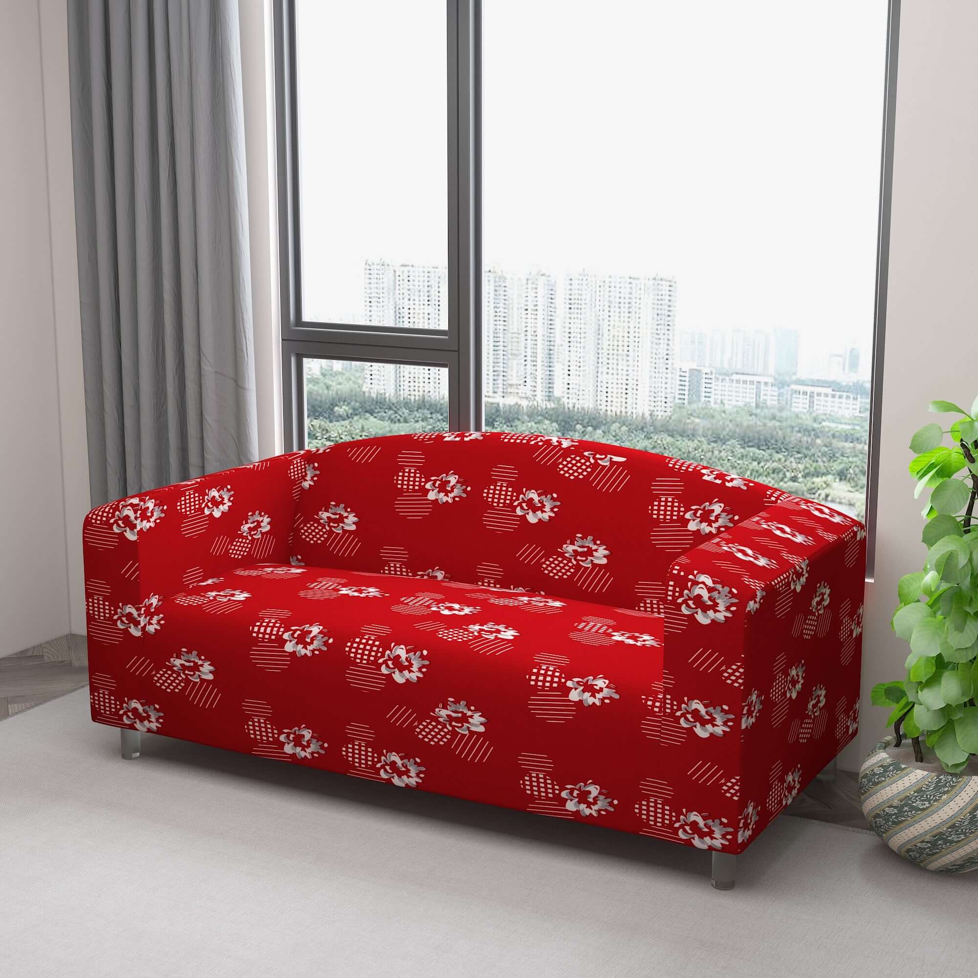 Marigold Printed Sofa Protector Cover Full Stretchable, MG23