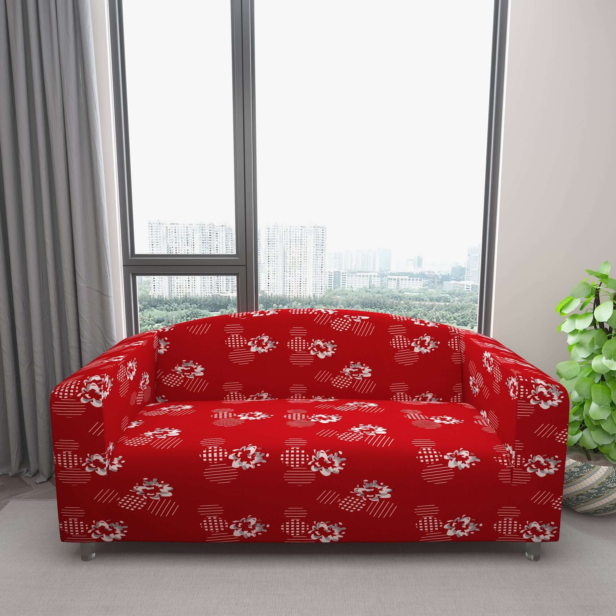 Marigold Printed Sofa Protector Cover Full Stretchable, MG23