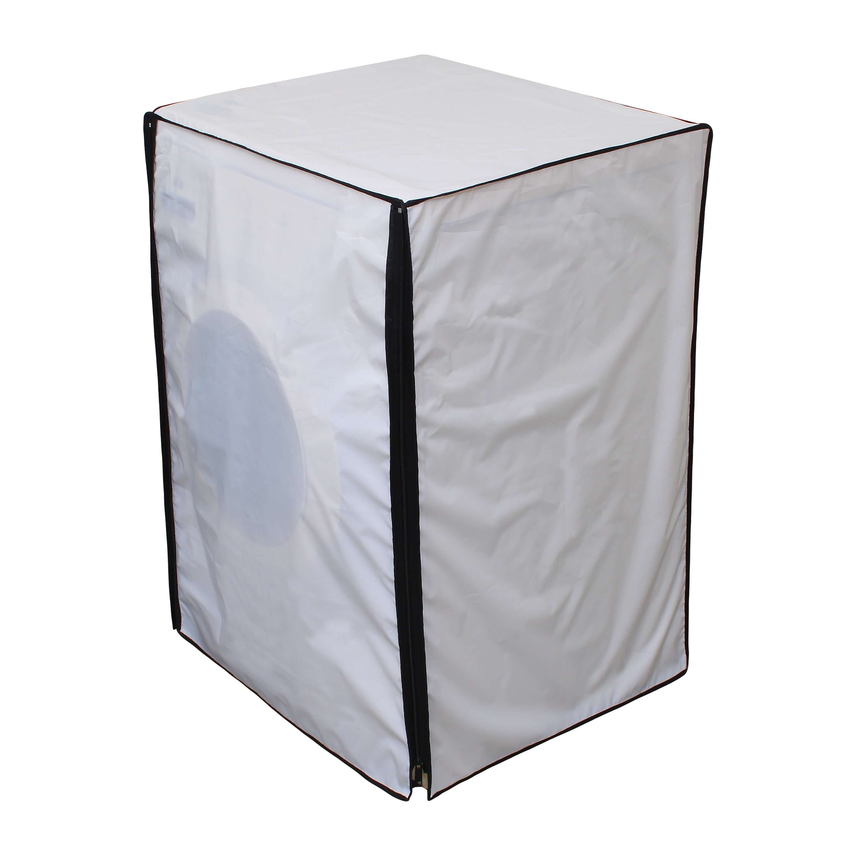Fully Automatic Front Load Washing Machine Cover, Off White
