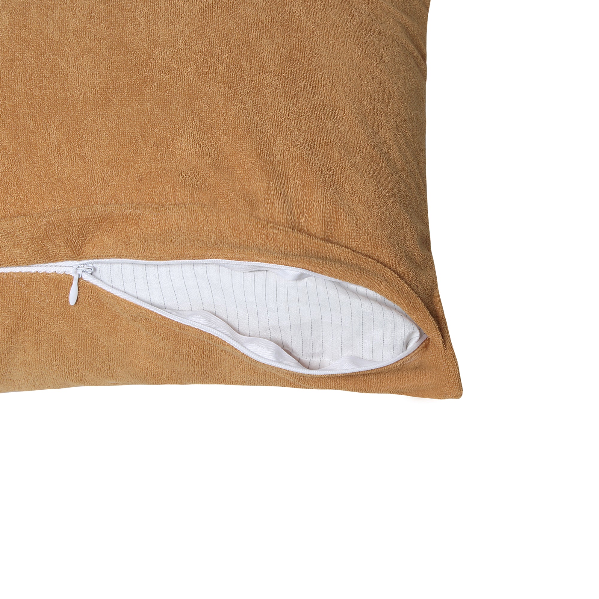 Waterproof Terry Cushion Protector, Set of 5 (Beige) - Dream Care Furnishings Private Limited