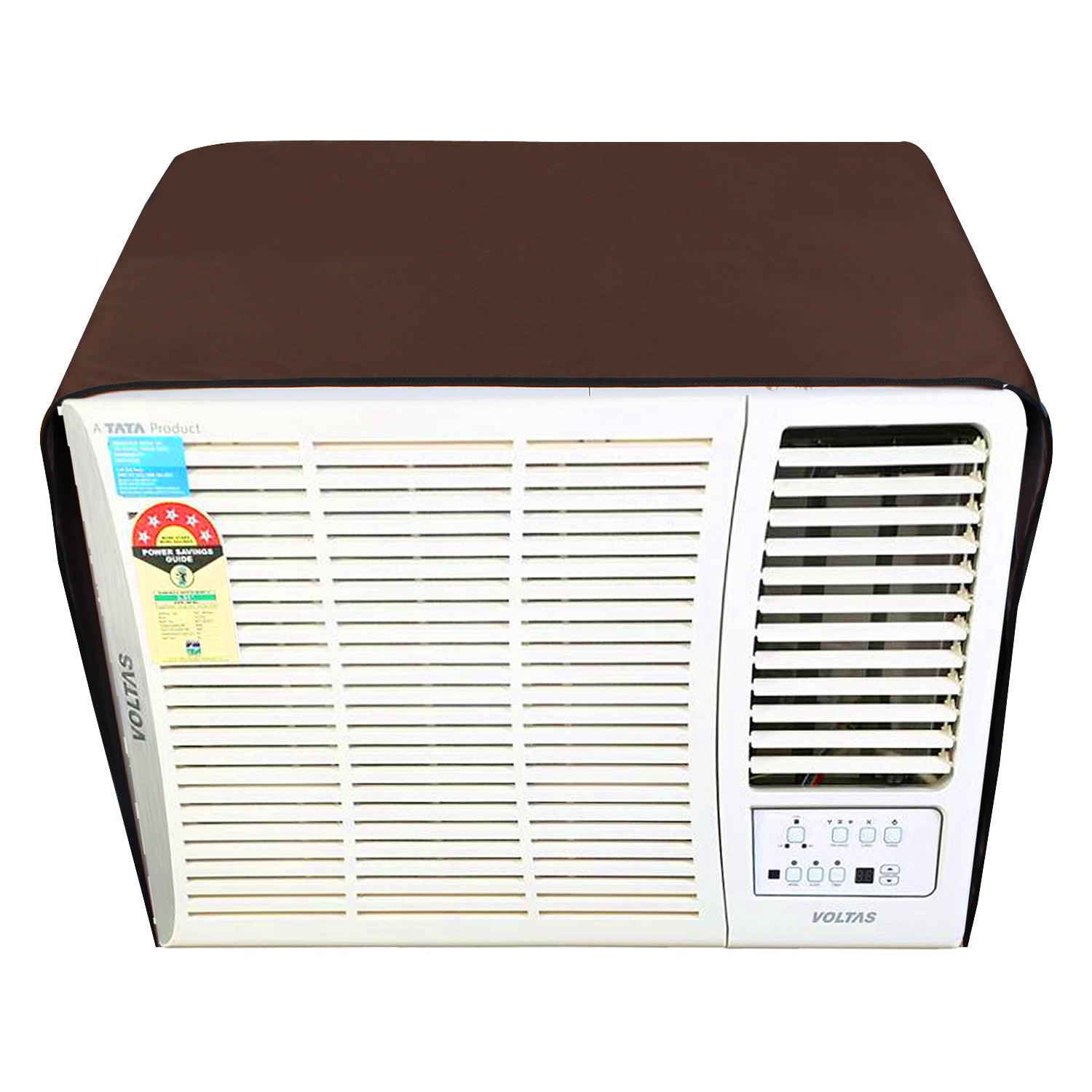 Waterproof and Dustproof Window AC Cover, Coffee - Dream Care Furnishings Private Limited