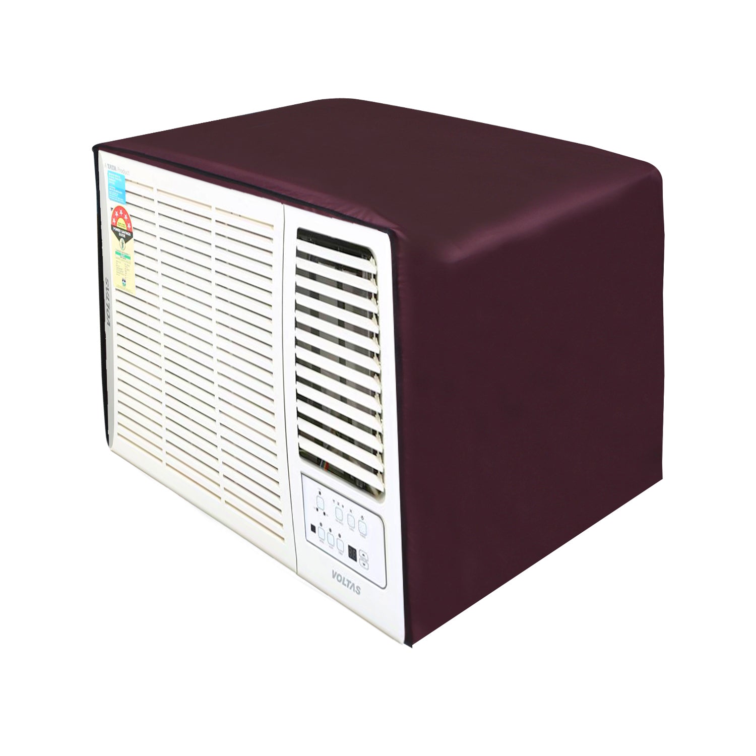 Waterproof and Dustproof Window AC Cover, Maroon - Dream Care Furnishings Private Limited