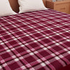 Waterproof Mattress Protector with 360 Degree Elastic Strap, Luxury Terry Printed (Purple, Available in 16 Sizes) - Dream Care Furnishings Private Limited