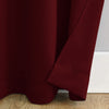 Solid Blackout Curtains, Maroon - Set of 2 - Dream Care Furnishings Private Limited