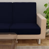 Waterproof Sofa Seat Protector Cover with Stretchable Elastic, Blue - Dream Care Furnishings Private Limited