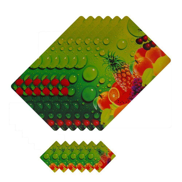 Dining Table Placemats with Coasters, Set of 6, PM16 - Dream Care Furnishings Private Limited