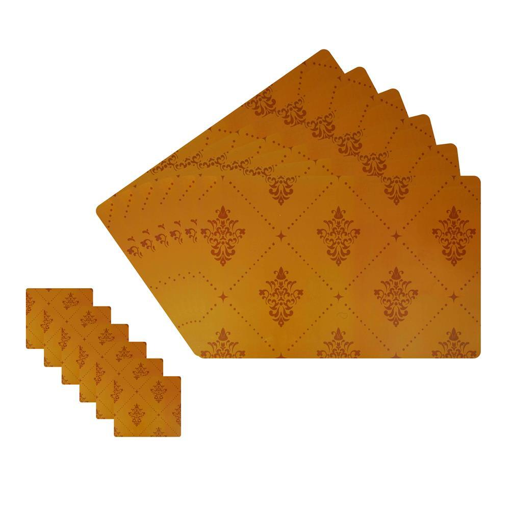 Dining Table Placemats with Coasters, Set of 6, PM20 - Dream Care Furnishings Private Limited