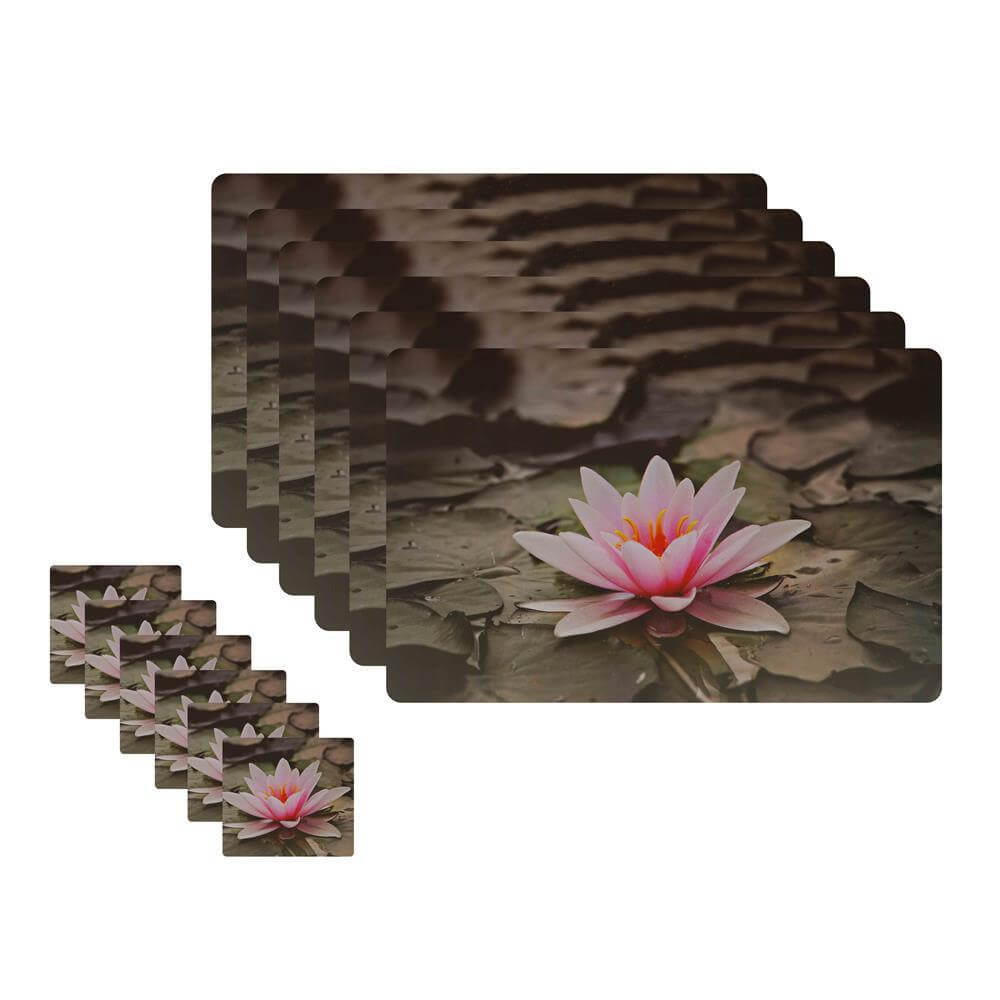 Dining Table Placemats with Coasters, Set of 6, PM25 - Dream Care Furnishings Private Limited