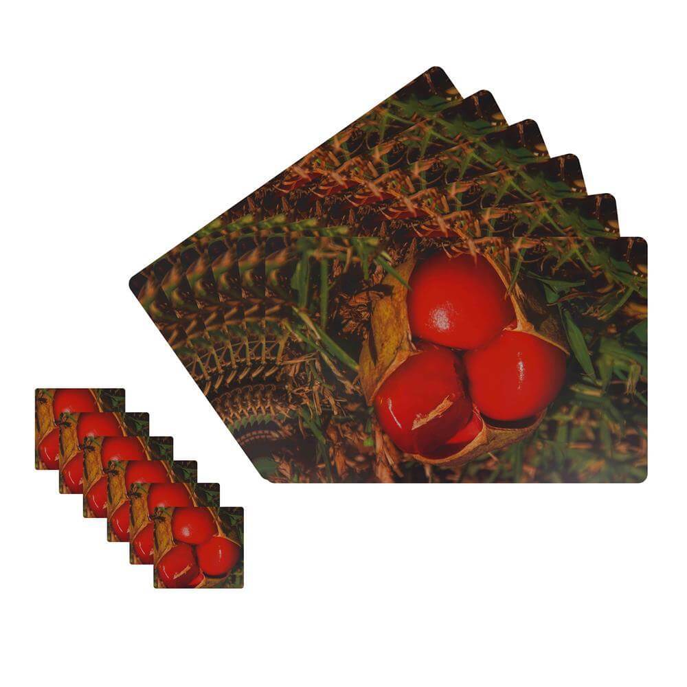 Dining Table Placemats with Coasters, Set of 6, PM26 - Dream Care Furnishings Private Limited
