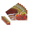 Dining Table Placemats with Coasters, Set of 6, PM36 - Dream Care Furnishings Private Limited