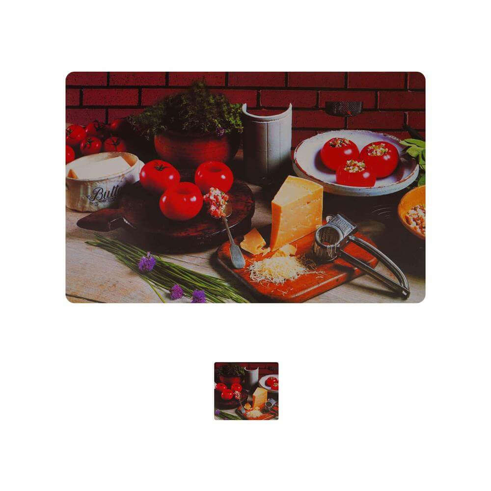 Dining Table Placemats with Coasters, Set of 6, PM40 - Dream Care Furnishings Private Limited