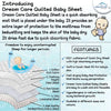 Waterproof Quilted Baby Sheet, Beige