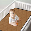 Waterproof Quilted Baby Sheet, Beige