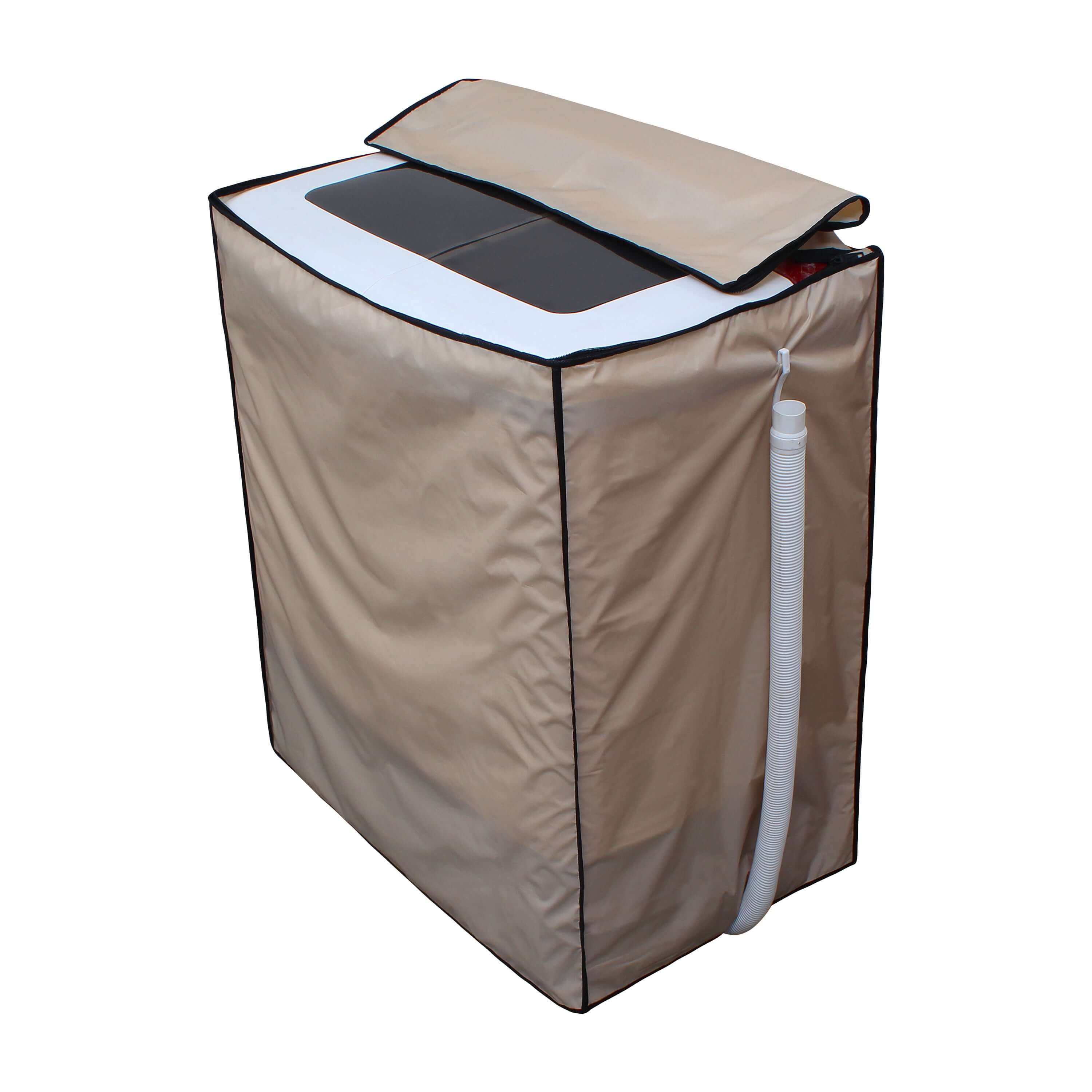 Semi Automatic Washing Machine Cover, Beige