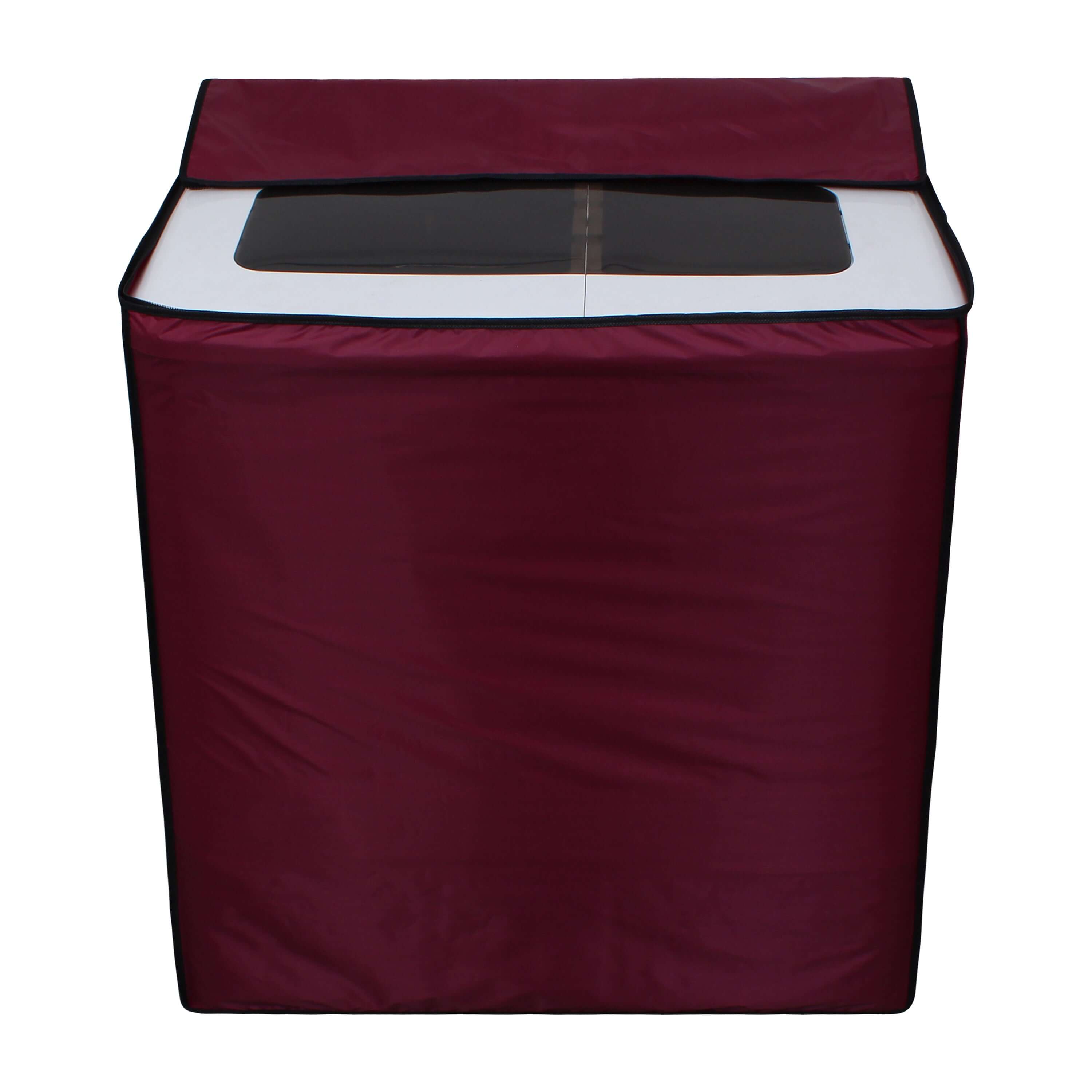 Semi Automatic Washing Machine Cover, Maroon