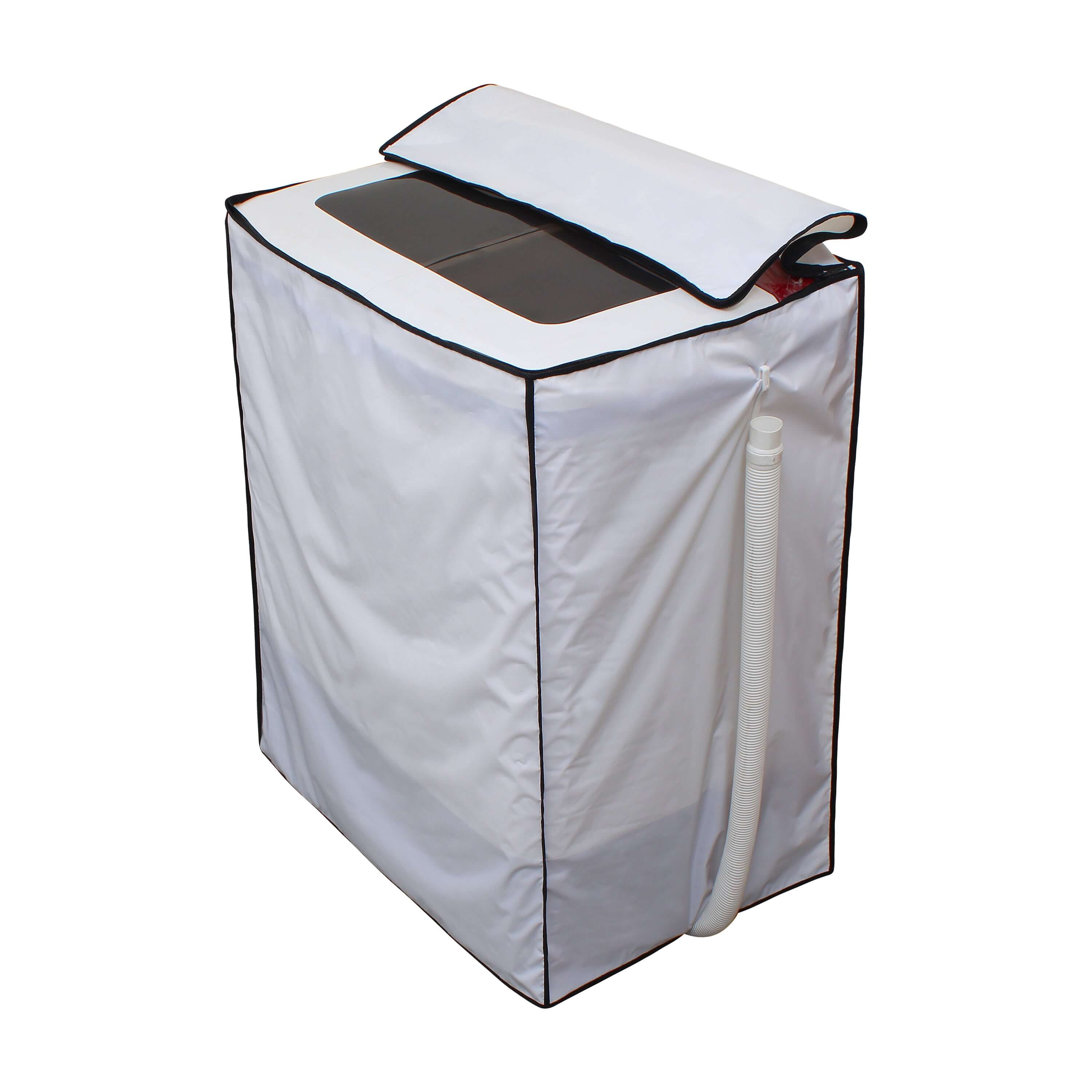 Semi Automatic Washing Machine Cover, Off White