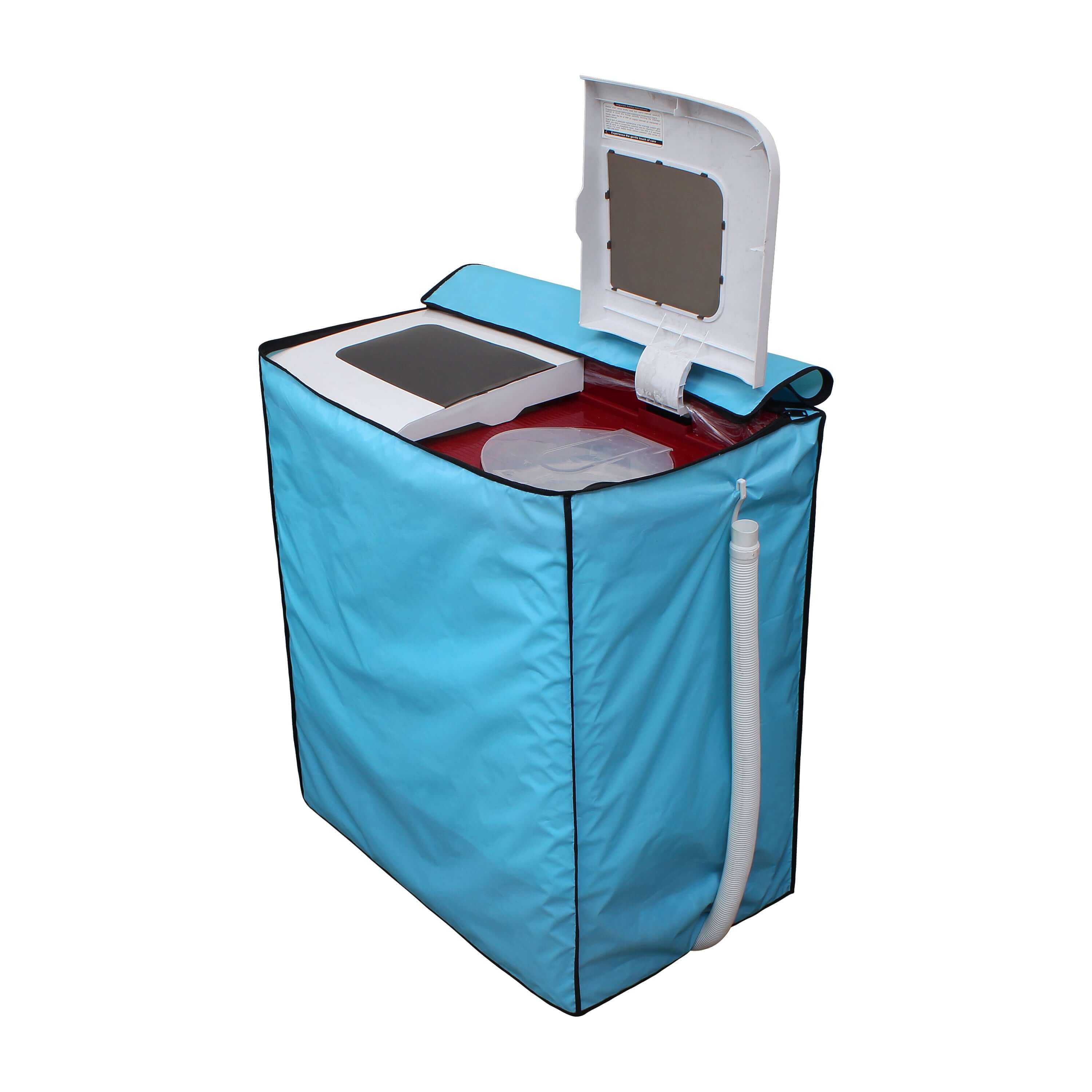 Semi Automatic Washing Machine Cover, Sky Blue