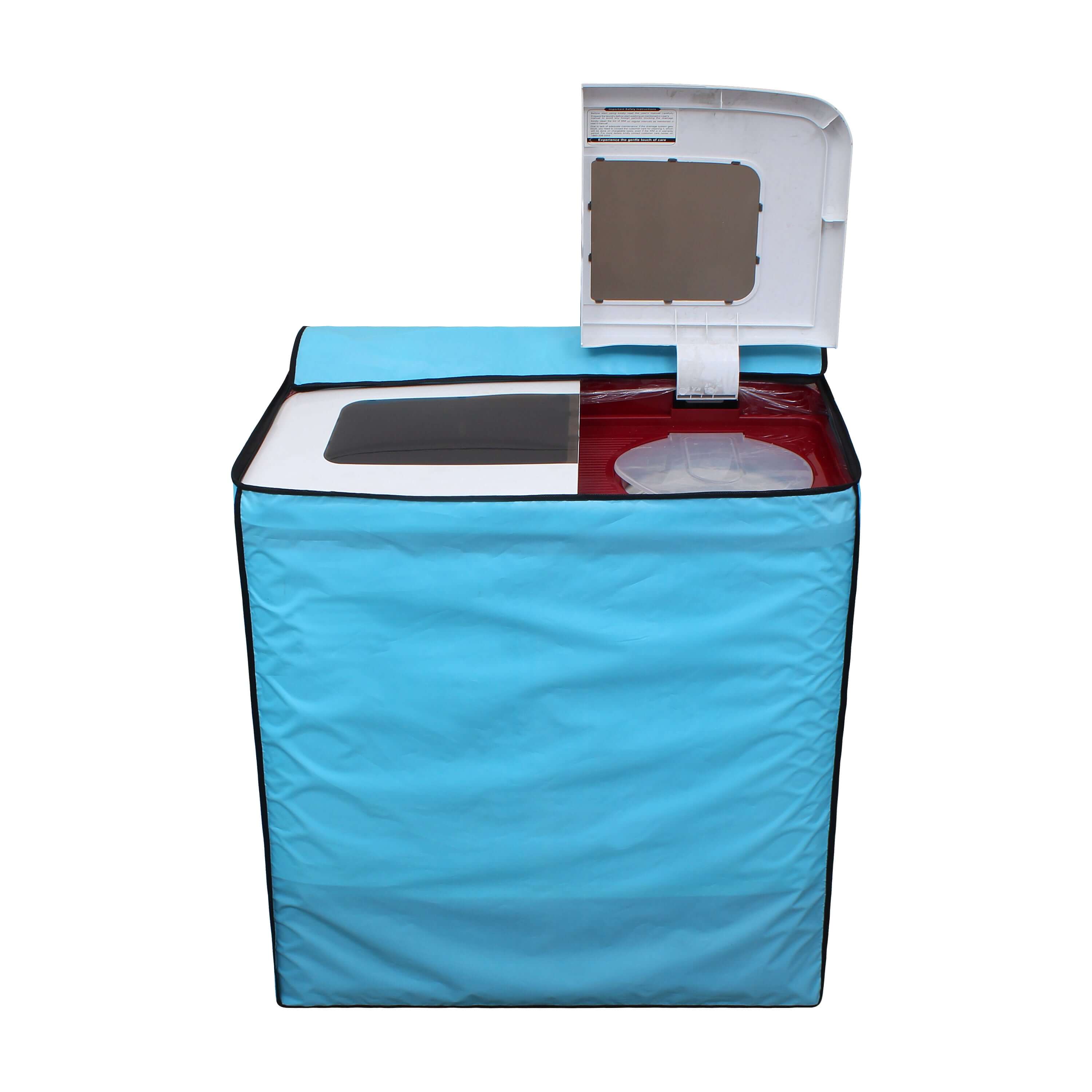 Semi Automatic Washing Machine Cover, Sky Blue