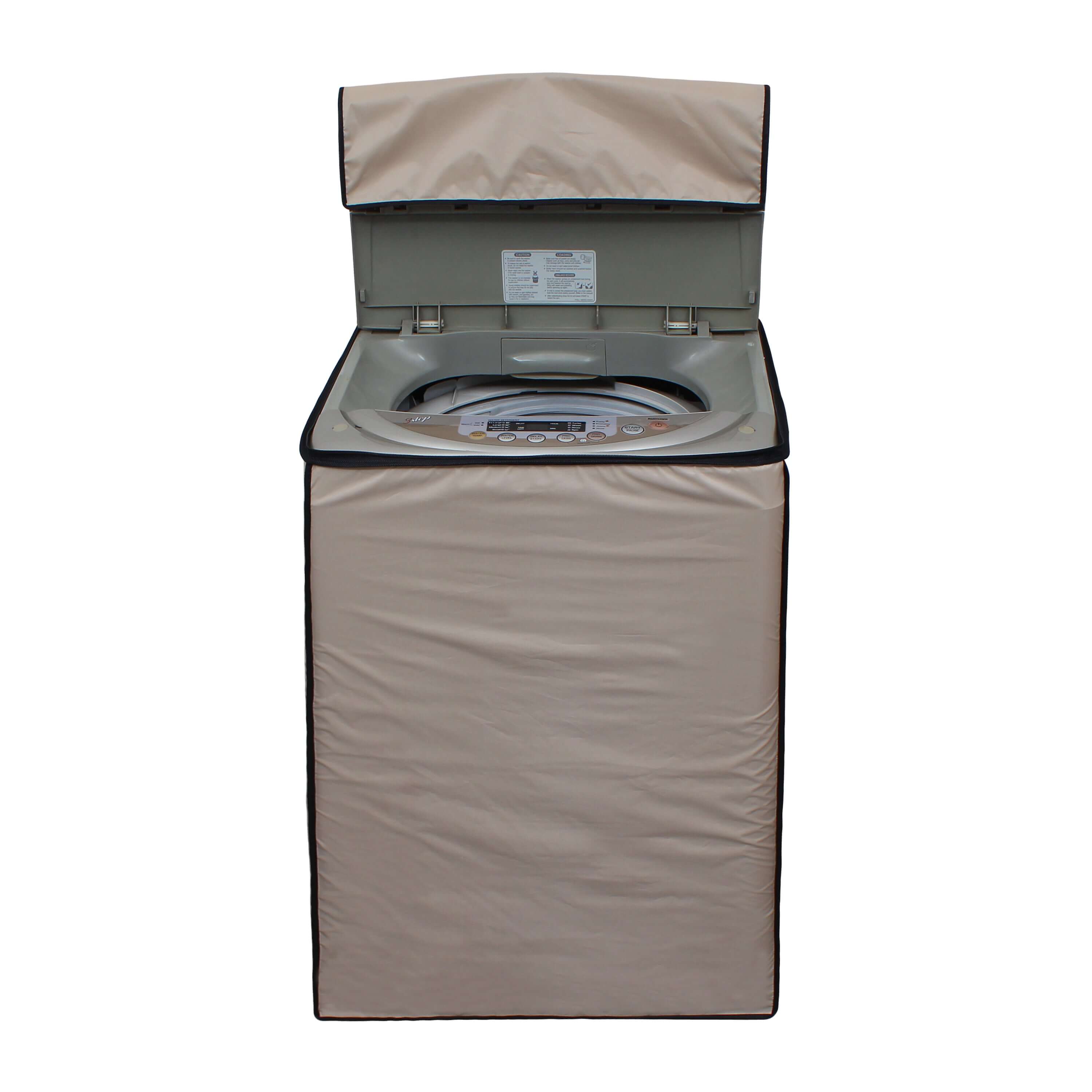 Fully Automatic Top Load Washing Machine Cover, Beige