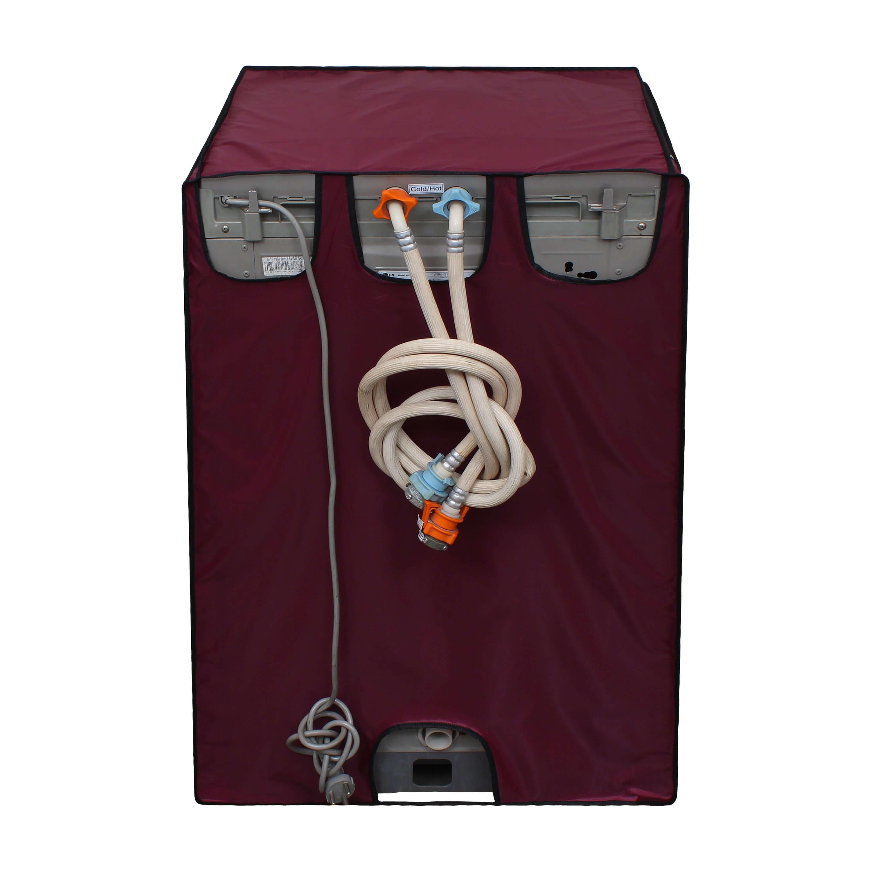 Fully Automatic Top Load Washing Machine Cover, Maroon