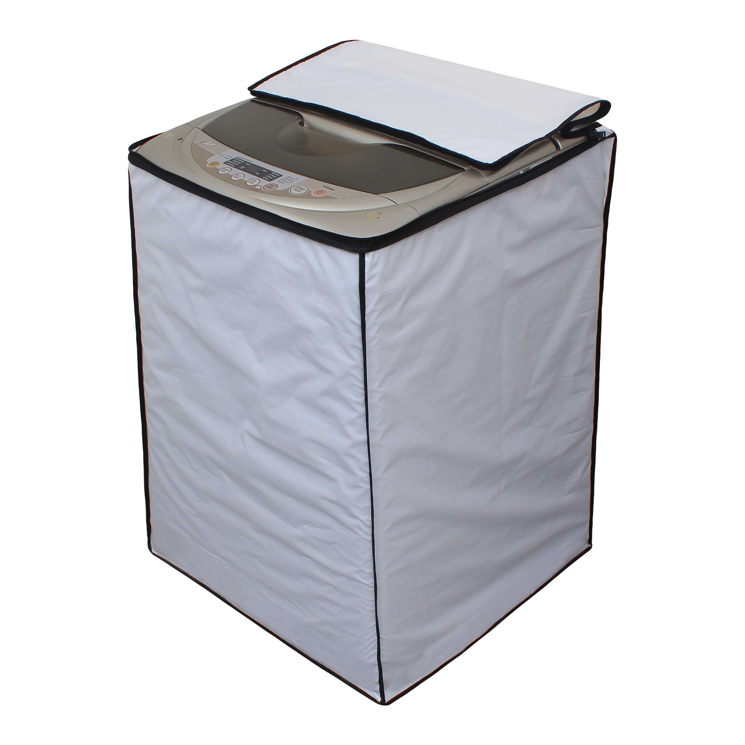 Fully Automatic Top Load Washing Machine Cover, Off White