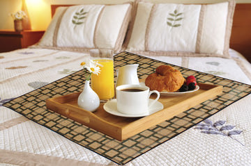 Waterproof & Oil Proof Bed Server Square Mat, SA12 - Dream Care Furnishings Private Limited