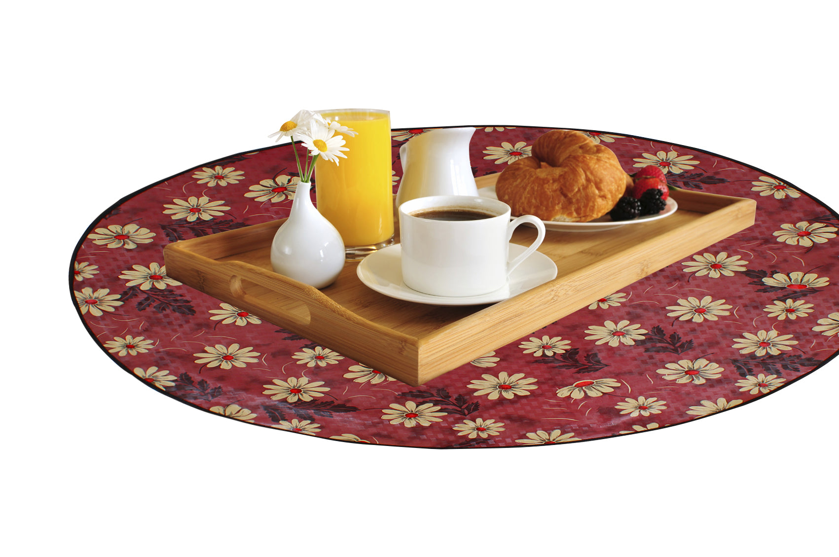 Waterproof & Oil Proof Bed Server Circle Mat, SA18 - Dream Care Furnishings Private Limited