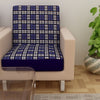 Load image into Gallery viewer, Waterproof Printed Sofa Seat Protector Cover with Stretchable Elastic, Blue White - Dream Care Furnishings Private Limited