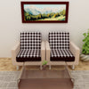 Waterproof Printed Sofa Seat Protector Cover with Stretchable Elastic, White Brown - Dream Care Furnishings Private Limited