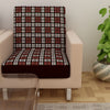 Load image into Gallery viewer, Waterproof Printed Sofa Seat Protector Cover with Stretchable Elastic, Brown White - Dream Care Furnishings Private Limited