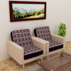 Waterproof Printed Sofa Seat Protector Cover with Stretchable Elastic, Grey - Dream Care Furnishings Private Limited